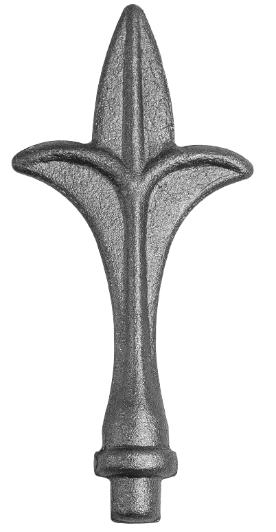 Smedejerns Spyd / Toppynt 125x60/ø13