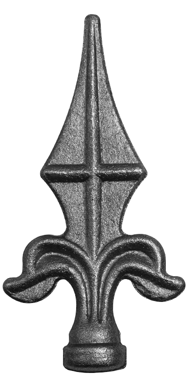 Smedejerns Spyd / Toppynt / spidser BXH ø20/115x58