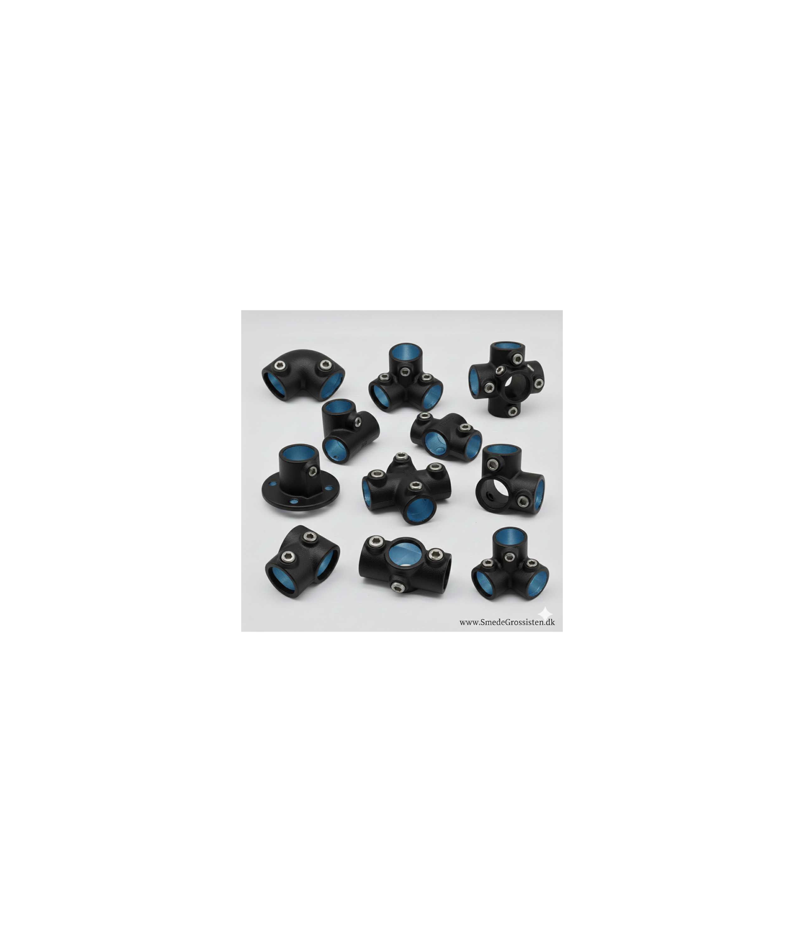 Sorte kee klamps og r�r-fittings