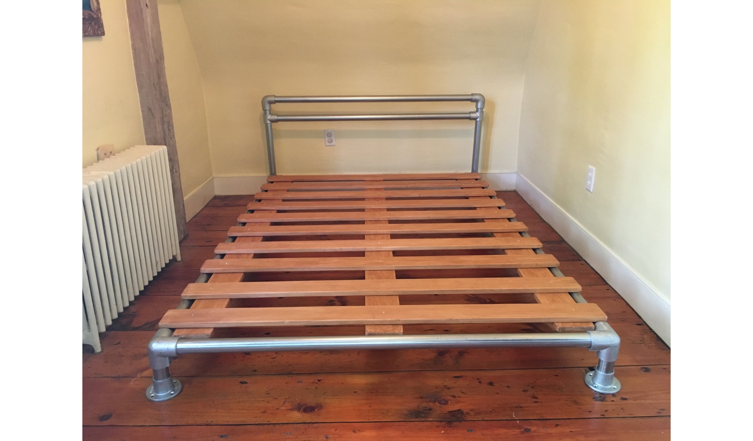 DIY seng fremstillet med galvaniserede r�r og clamps