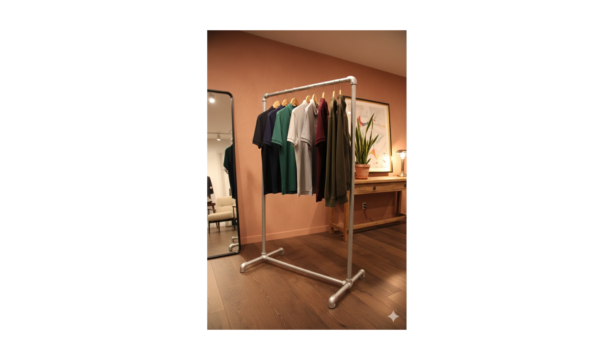 byg selv t�jstativ med clamps og fittings