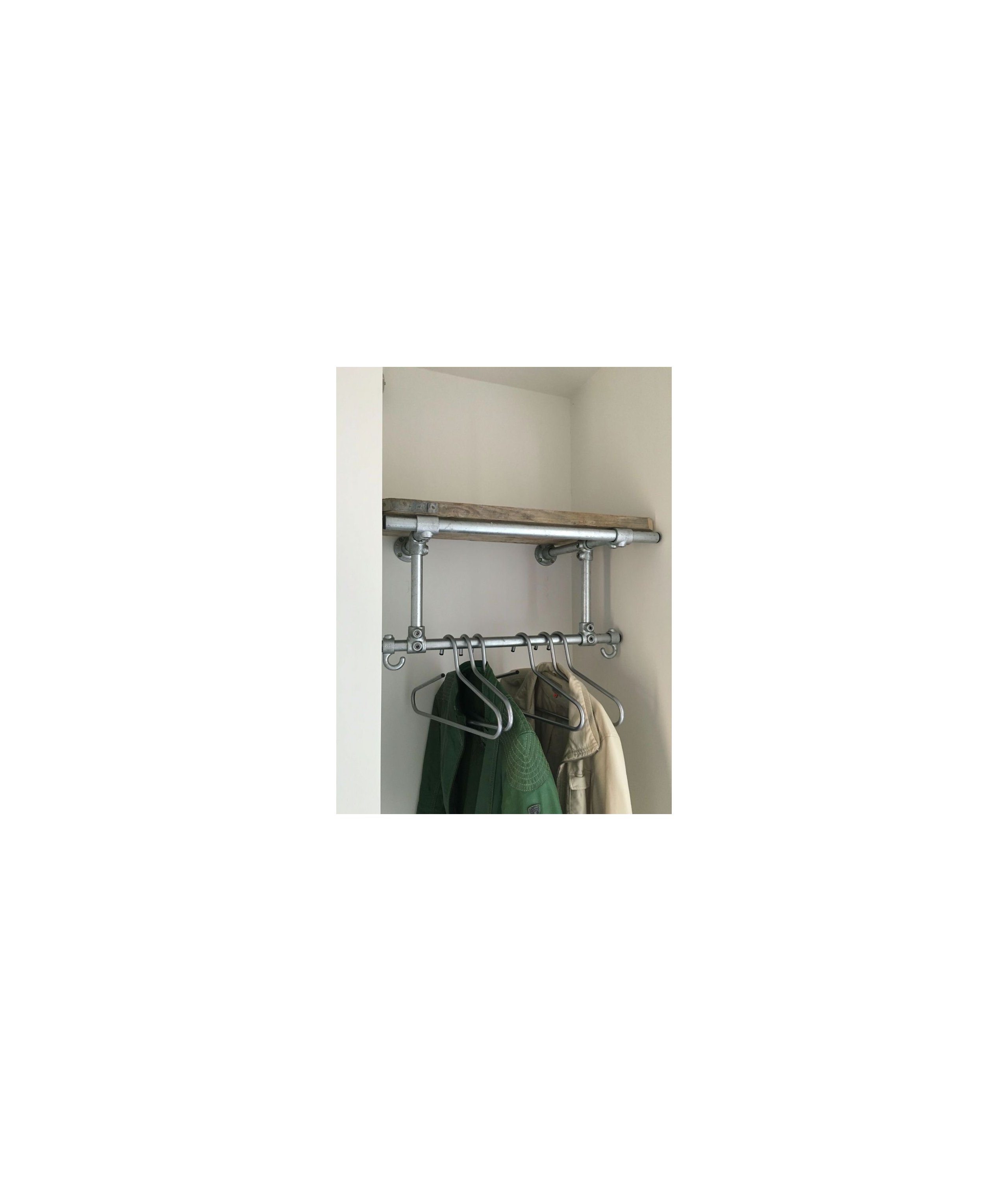 Galvaniseret DIY garderobe
