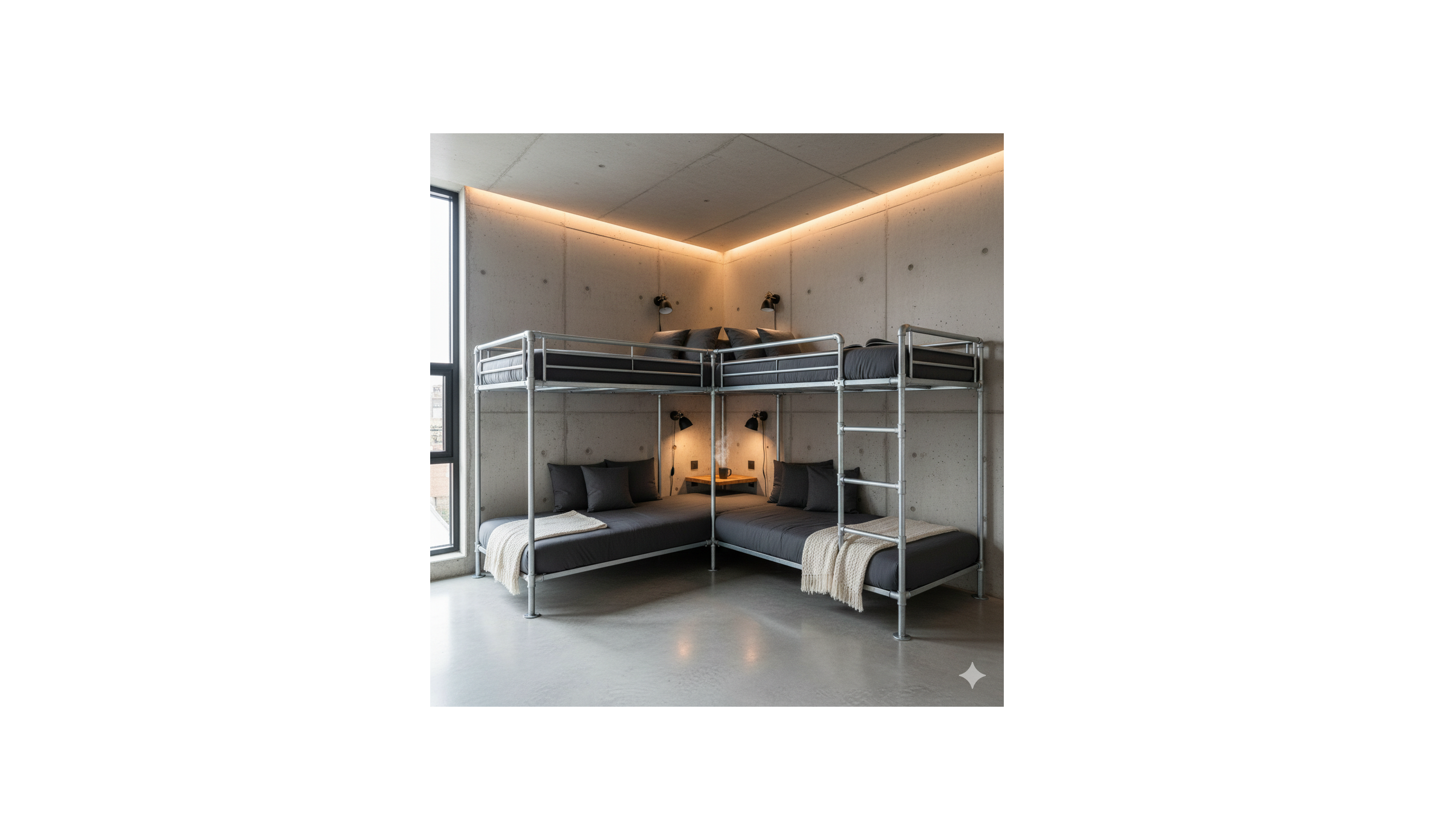 galvaniseret DIY k�jeseng med clamps