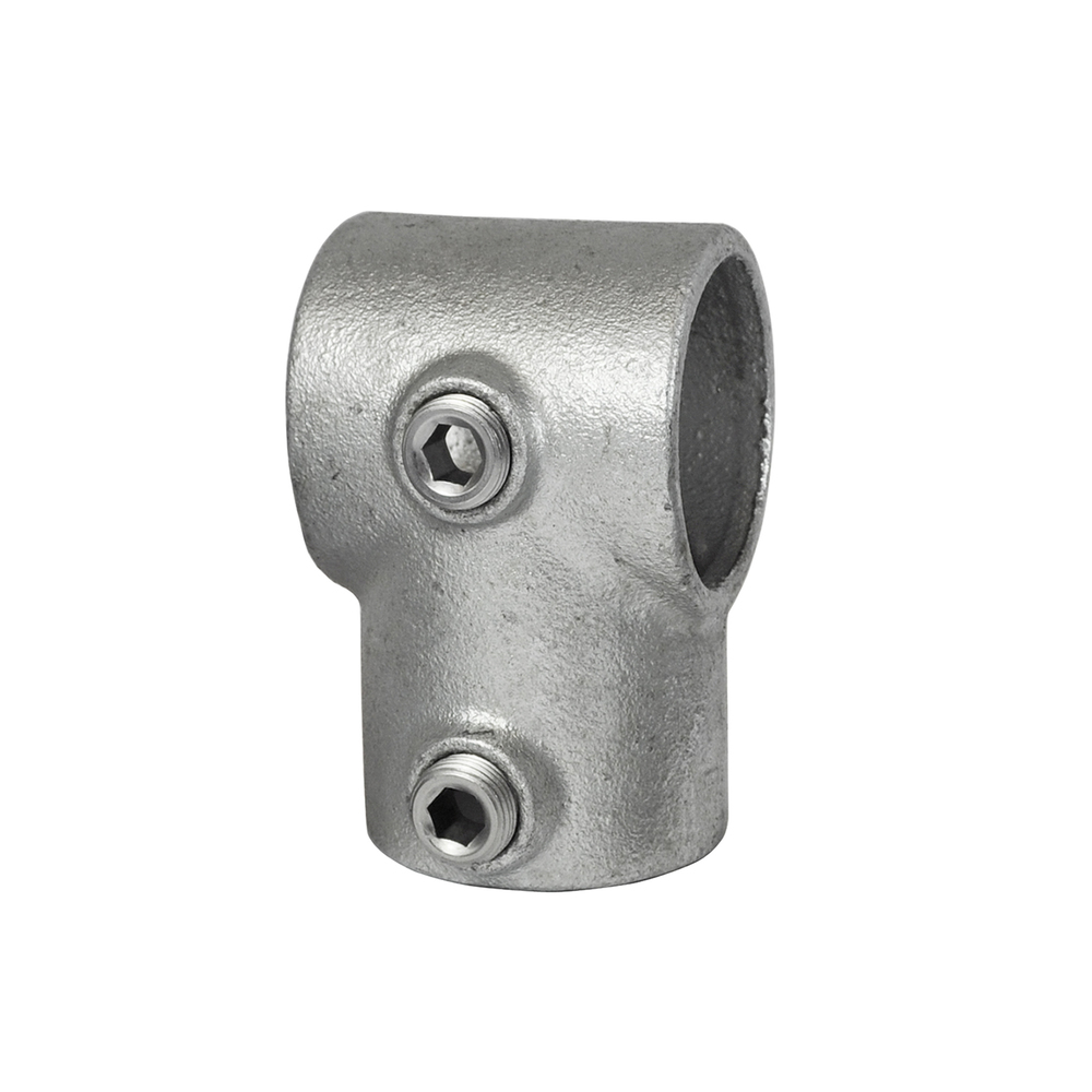 101 Kort T clamps / galvaniseret fitting 2" / 60,3 mm.