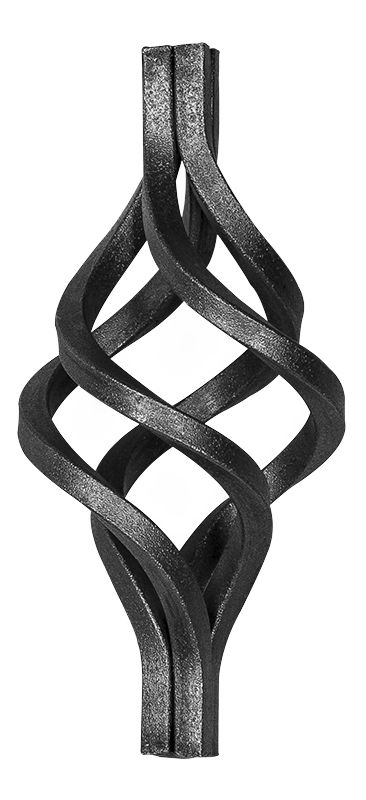 Smedejerns Løg / kurve dekoration 12x12