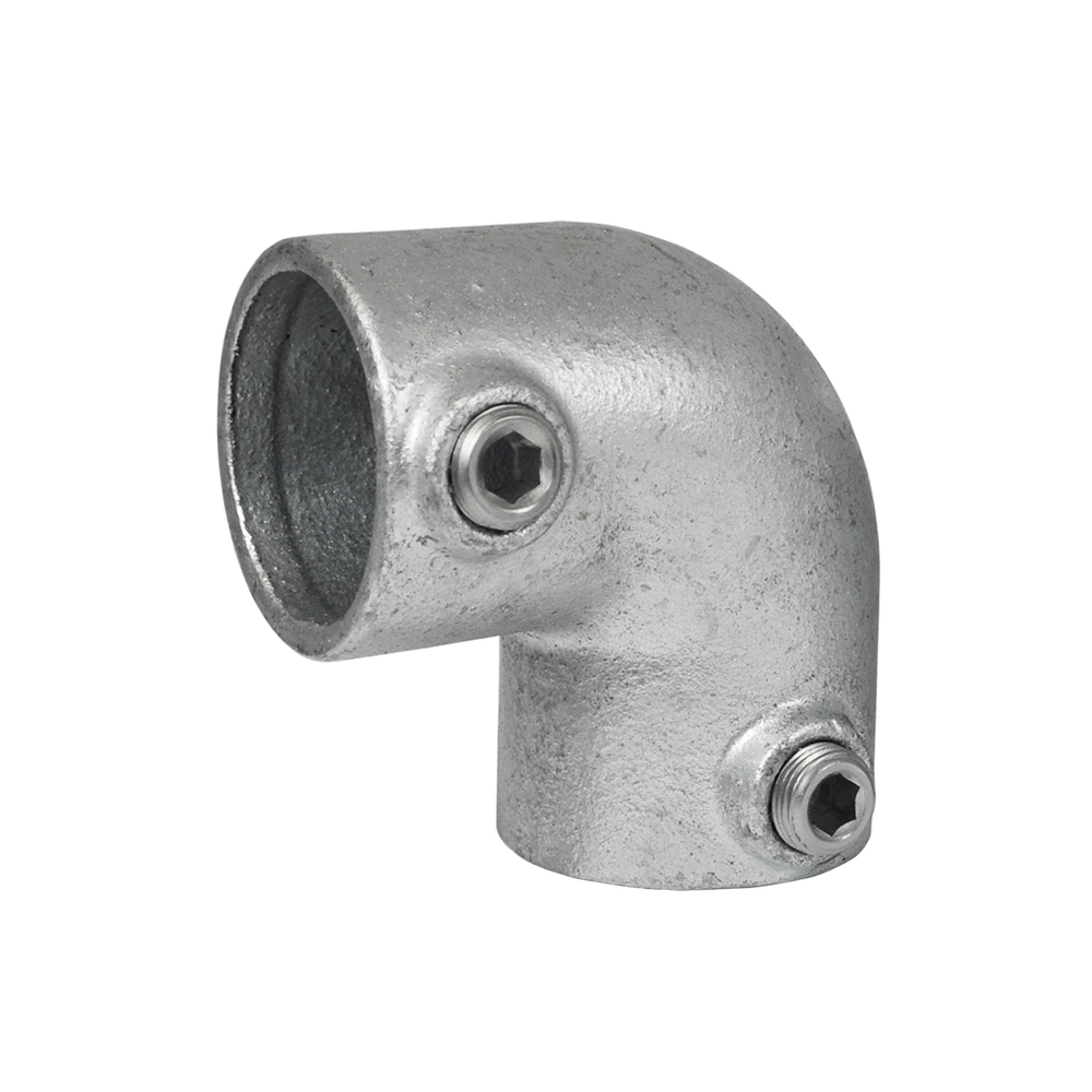 125 Vinkel Clamps / galvaniseret fitting 2" / 60,3 mm.