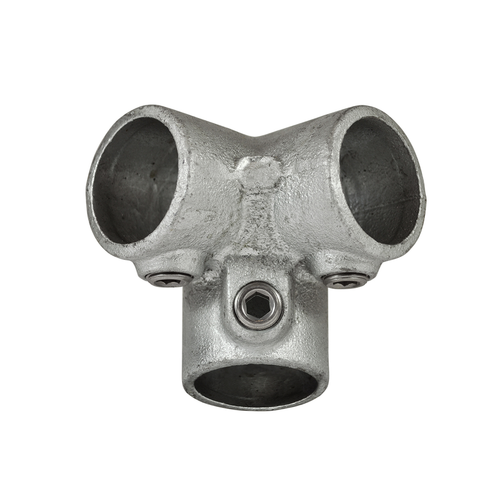 128 Hjørne Clamps / galvaniseret fitting 2" / 60,3 mm.