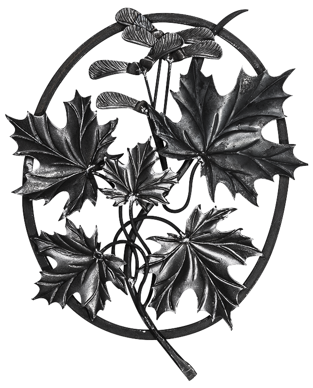 Blade Smedejerns dekoration 450x380