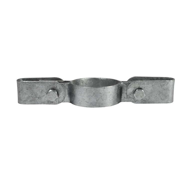171 galvaniseret dobbelt Clamps beslag / til panelhegn rionet 1 1/2" / 48,3 mm.