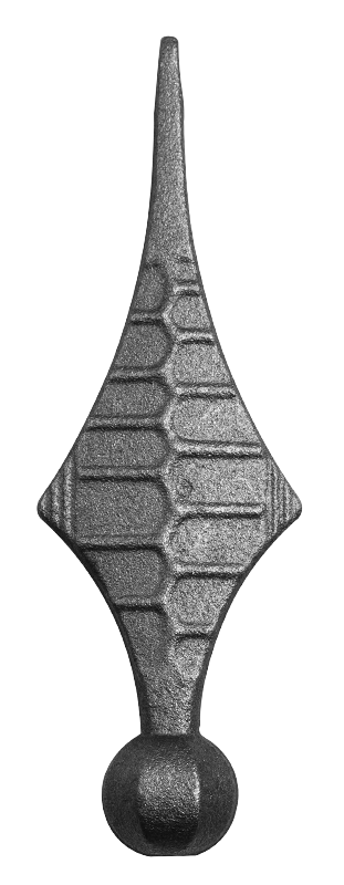 Smedejerns spyd spids 180x60