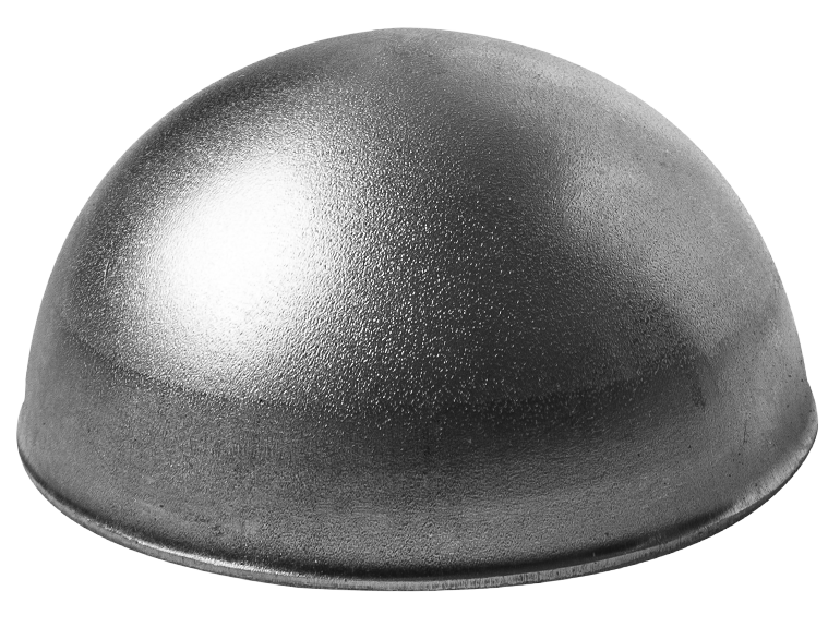 Smedejerns Kugle HUL Halv Ø100