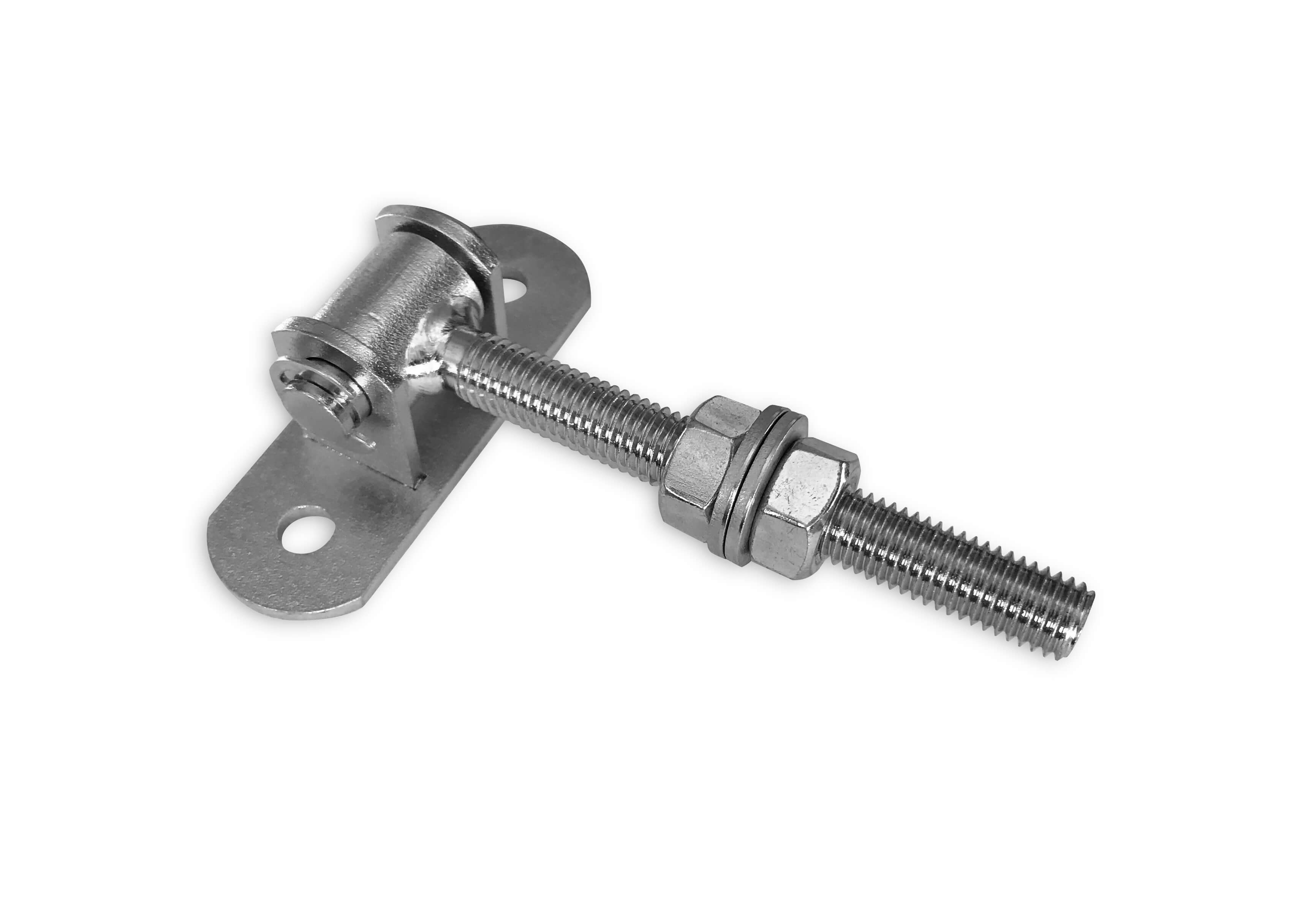 Galvaniseret justerbar havelåge hængsel M12