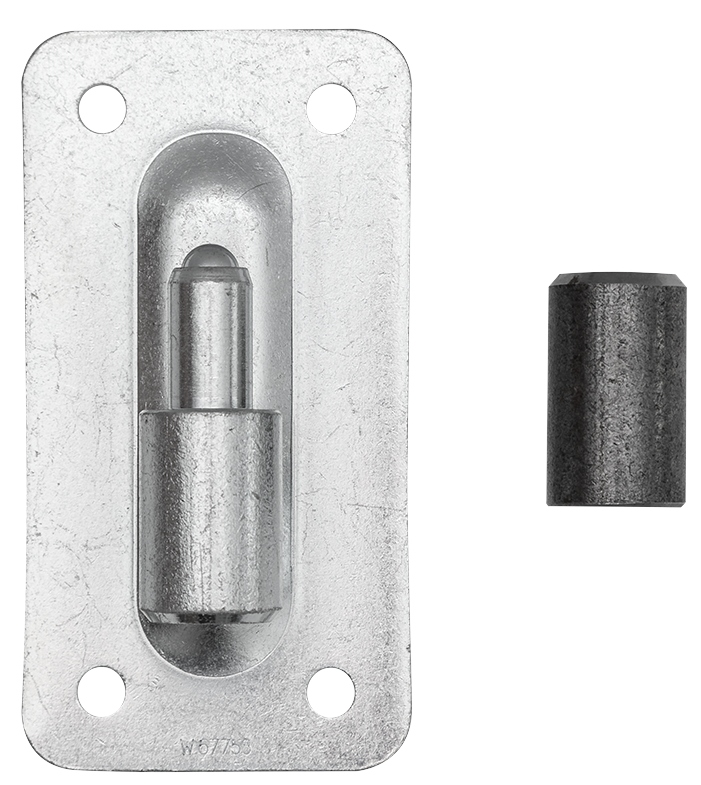 Galvaniseret / sort jern svejsehængsel Ø30