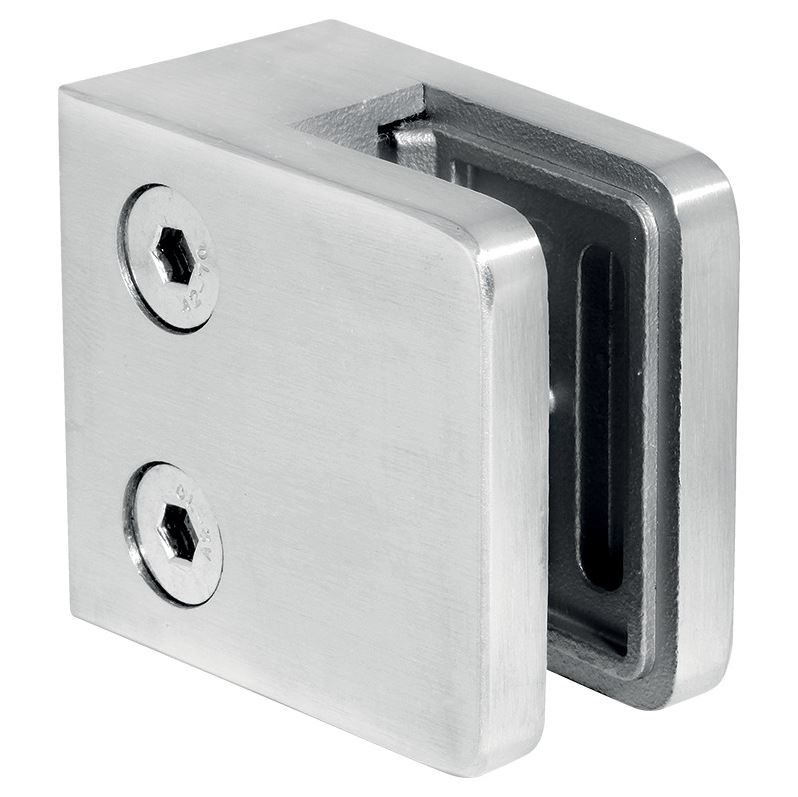 Glasklemme RUSTFRI Poleret finish 10,00