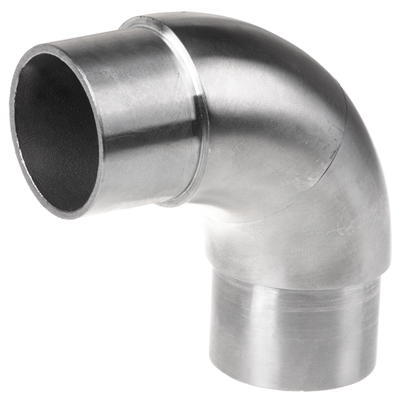 Rustfri stål 90 gr. bøjning til håndliste AISI304