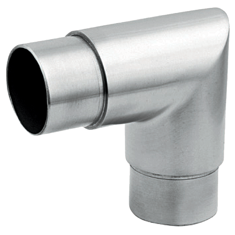 Rustfri stål 90 gr. bøjning til håndliste AISI304