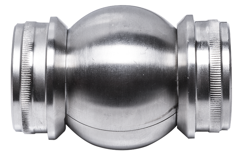 Rustfri dreje-led til håndliste AISI304