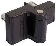 Locinox PUMA havelåge hængsel (2 stk.) Sort