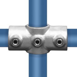 119 galvaniseret kee klamps T-stykke gennemg�ende monteret p� r�r