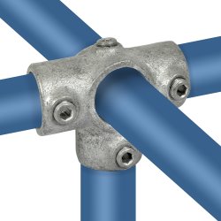 176 gennemgende T-stykke Clamps / galvaniseret rr
