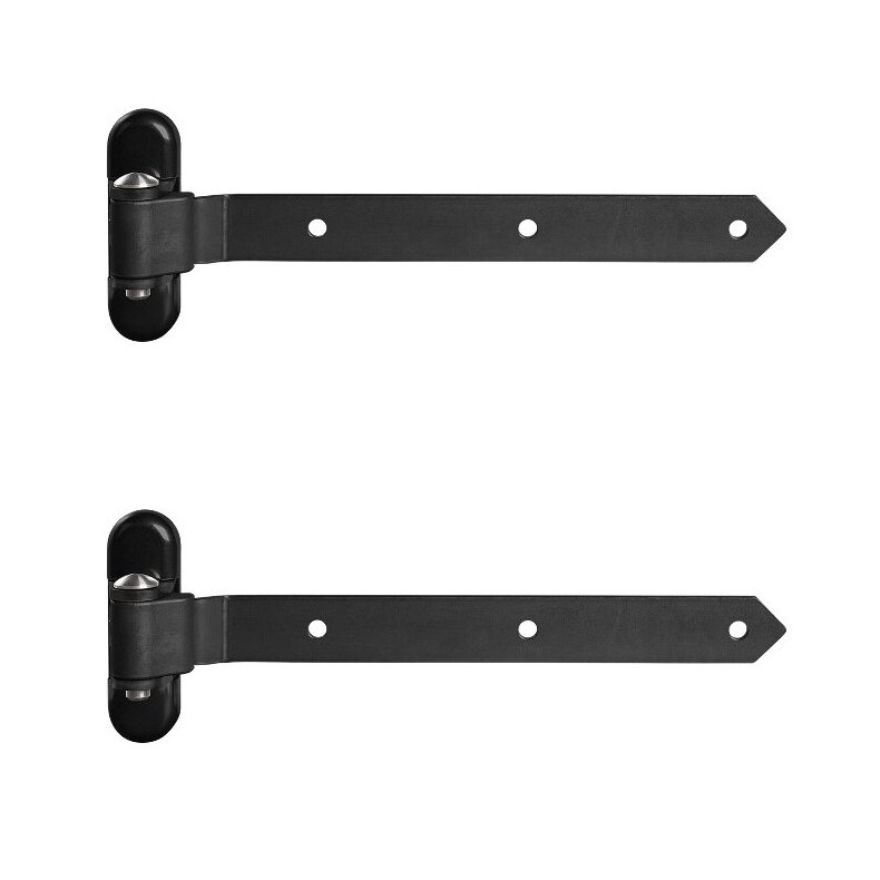 Locinox 3DW trlge /havelge hngsel sort (2 stk.)