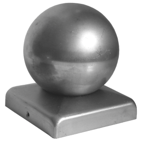 Smedejerns Top plade med kugle
