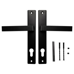 Lsekasse kit / st i sort til havelge