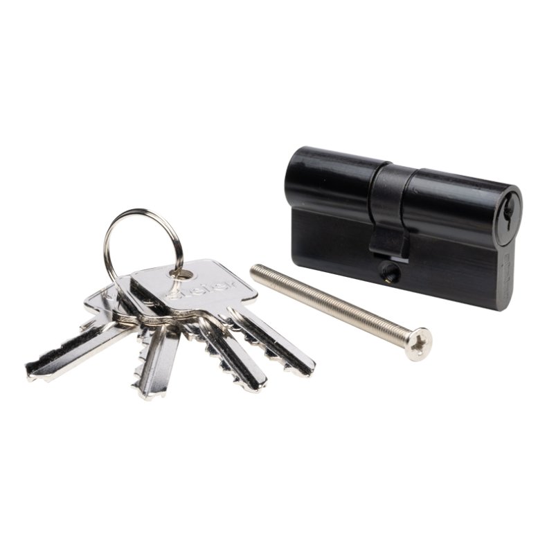Lsecylinder til Lsekasse Sort