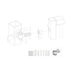 Locinox smedejernslge svejsehngsel G90Z