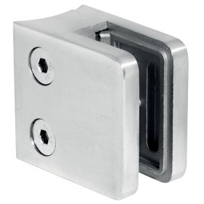 Glasklemme RUSTFRI Satin finish