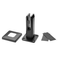 Lodret glasholder sort