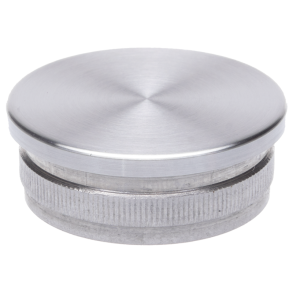 Rustfri st�l plan ende knop til h�ndliste AISI304