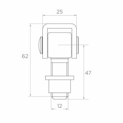 justerbart Rustfri stl hngsel AISI304