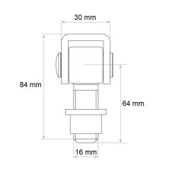 justerbart Rustfri stl hngsel AISI304