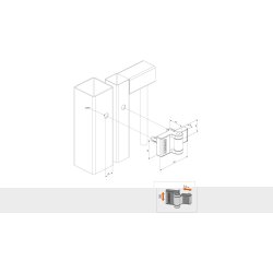 Locinox PUMA havelge hngsel (2 stk.)