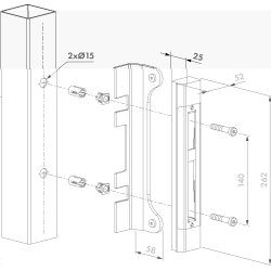 Locinox Anslag SFKO-QF