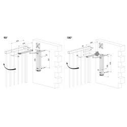 Locinox Portlukker / drlukker VERTICLOSE-2-WALL