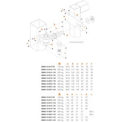 Locinox Svejsehngsel smedejernslger GBMU