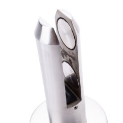 Lodret glasholder rustfri