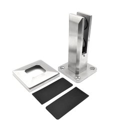 Lodret glasholder rustfri