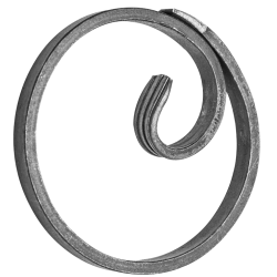 Smedejerns O Dekoration 12x6 med krlle