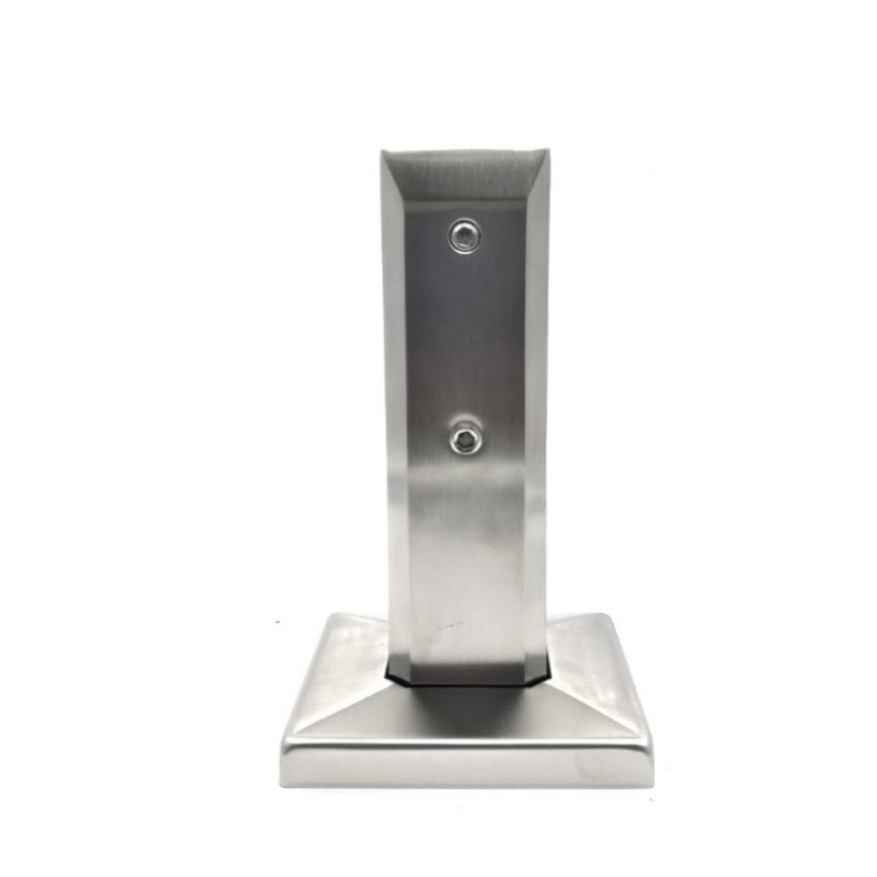 Lodret glasholder rustfri